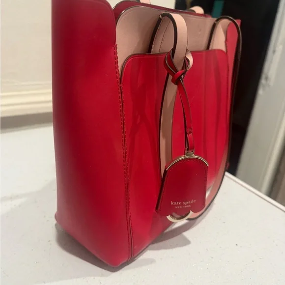 Kate Spade Magnolia Street Tote - pink and red - Picture 2 of 6
